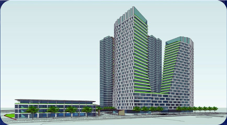 Phối Cảnh Mẫu Dự án Golden Town đã Hoàn Thiện