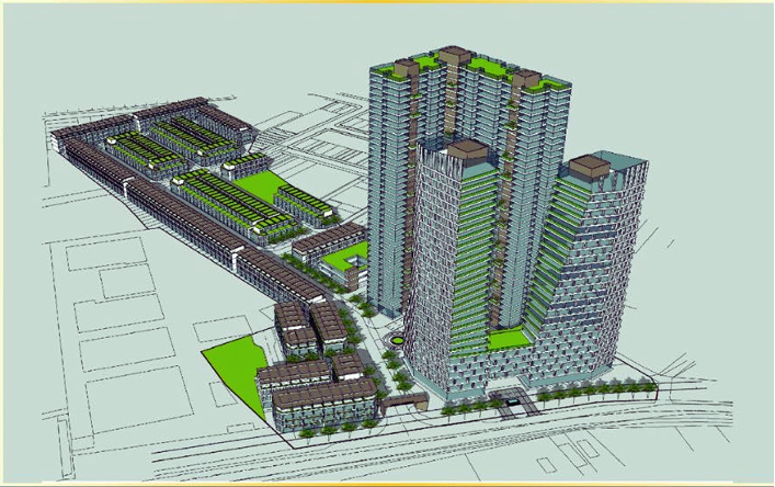 Phối Cảnh Mẫu Dự án Golden Town